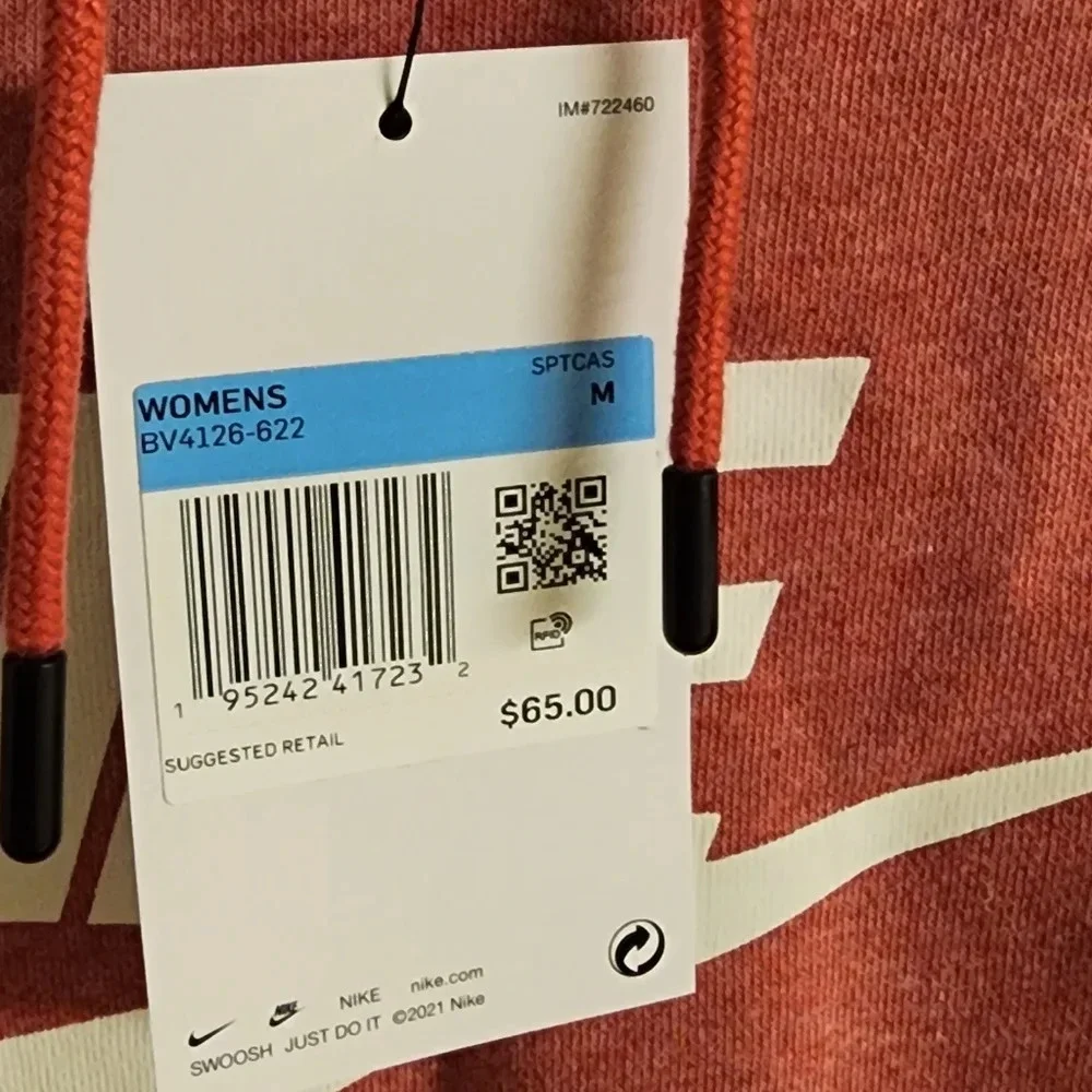 NIKE Hooded Pullover Long Sleeve Sweatshirt  M (NWT)